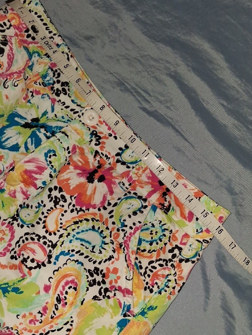 Christopher & Banks Multi Colorful Floral & Paisley Print Skort Size 6 - Picture 7 of 7